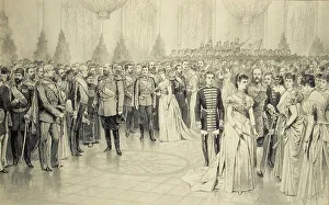 Court Ball in the St Nicholas Hall of the Winter Palace, 1880s Court Ball in the St Nicholas Hall of the Winter Palace, 1880s