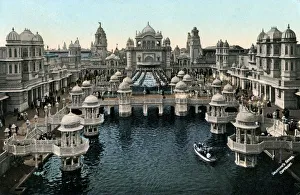 Court of Honour, Imperial International Exhibition, London, 1909.Artist: Valentine & Sons Court of Honour, Imperial International Exhibition, London, 1909.Artist: Valentine & Sons