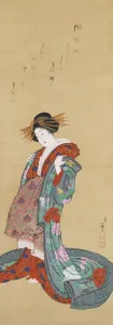 Katsushika Hokusai Masterpiece Prints: Courtesan
