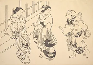 Two Courtesans Print