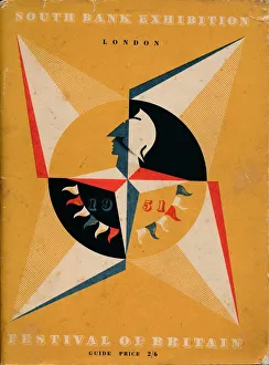 Front cover of a guide to the Festival of Britain, 1951 Front cover of a guide to the Festival of Britain, 1951