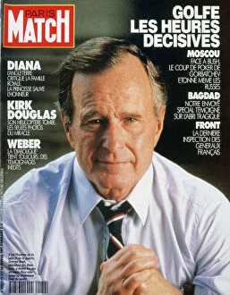 Images Dated 13th January 2007: Front cover of Paris Match, Febuary 1991