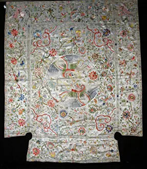 Coverlet, China, Ming dynasty (1368-1644)/ Qing dynasty (1644-1911), Mid-17th century Coverlet, China, Ming dynasty (1368-1644)/ Qing dynasty (1644-1911), Mid-17th century