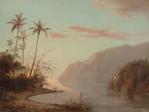 A Creek in St. Thomas (Virgin Islands), 1856. Creator: Camille Pissarro A Creek in St. Thomas (Virgin Islands), 1856. Creator: Camille Pissarro