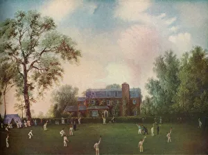 Cricket at Gads Hill Place, Rochester, c1868 Cricket at Gads Hill Place, Rochester, c1868