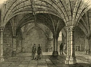 Cassell Company Limited Prints: The Crypt of Guildhall, 1897. Creator: Unknown