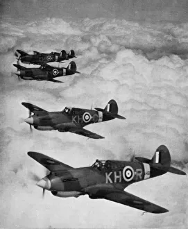 American Fighter Planes Prints: The Curtiss Tomahawk, 1941. Creator: Unknown