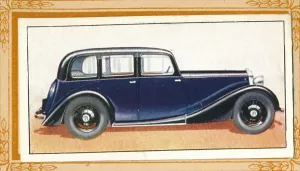 Vintage Car Enthusiast Prints: Daimler 15 Saloon, c1936