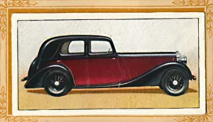 British Motor Industry History Prints: Daimler Light Straight-Eight, c1936