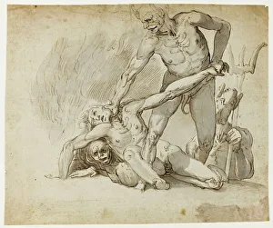 English Heritage Art Collection Prints: The Damned in Hell, n.d. Creator: Unknown