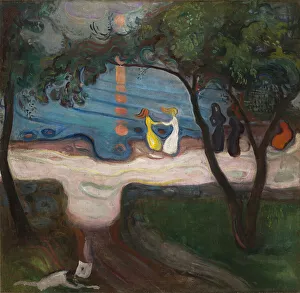 National Gallery Prague Collection Prints: Dance on the Shore, 1900