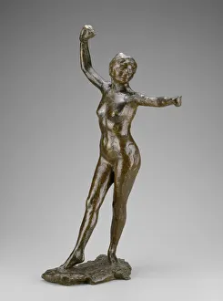 Naked Woman In Art Prints: Dancer Ready to Dance, Right Foot Forward, modeled 1882-95 (cast 1919 / 21)
