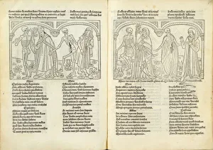 Memento Mori Images Prints: Danse macabre, 1490. Creator: Anonymous