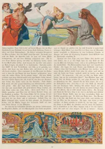 The Death of Baldr (Right site). From Valhalla: Gods of the Teutons, c. 1905 The Death of Baldr (Right site). From Valhalla: Gods of the Teutons, c. 1905