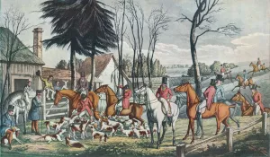 English Countryside Winter Scene Prints: The Death, c1824