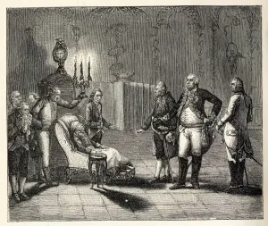 The death of Frederick II on August 17, 1786. Creator: Anonymous The death of Frederick II on August 17, 1786. Creator: Anonymous