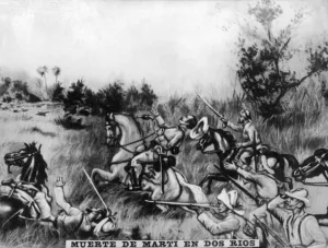 Death of Marti in the Battle of Two Rivers, (1895), 1920s Death of Marti in the Battle of Two Rivers, (1895), 1920s