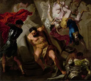 Print of The Death of Samson, circa 1650