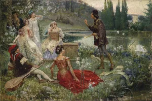 Allegory Literature Images Prints: The Decameron