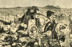 The Defeat of Adonizedeck Print, 1890