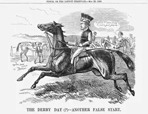 The Print of The Derby Day(?) - Another False Start, 1858