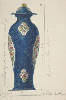 Design for a Vase, ca. 1770-85. Creator: Anon Design for a Vase, ca. 1770-85. Creator: Anon