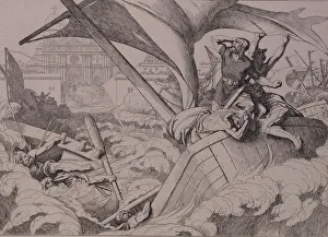 The destruction of the Rus fleet at Constantinople, 1832 The destruction of the Rus fleet at Constantinople, 1832