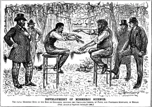 Development of Mesmeric Science, 1883. Artist: George du Maurier Development of Mesmeric Science, 1883. Artist: George du Maurier