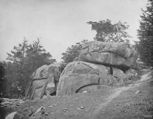 Black And White Battle Scenes Prints: Devils Den, Gettysburg, Pennsylvania, c1897. Creator: Unknown