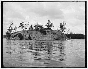American Geology Prints: Devil's Oven, Thousand Islands, (1902?). Creator: William H. Jackson