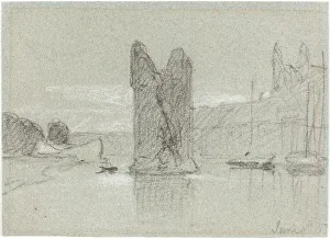 British Heritage Art Gallery Prints: The Devil's Tower, 1833/1834. Creator: John Sell Cotman