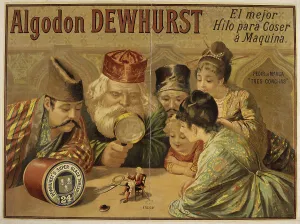 Dewhurst Sewing Thread Print, 1890