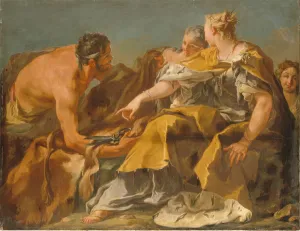Dido building Carthage. Artist: Pittoni, Giovan Battista (1687-1767) Dido building Carthage. Artist: Pittoni, Giovan Battista (1687-1767)