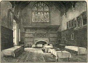 Our Own Country Book Illustrations Prints: The Dining-Hall, 1898. Creator: Unknown