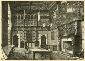 The Dining-Hall, Hatfield, 1898 Print