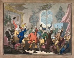 Sergei Ivanovich Gribkov Artist Prints: Dinner, 1787