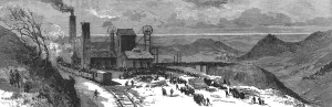 British Coal Industry History Prints: The Disastrous Colliery Explosion at Llanerch