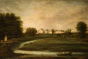 Birmingham Museum Art Gallery Collection Prints: Distant View Of Birdingbury Hall, Warwickshire, 1800. Creator: Unknown