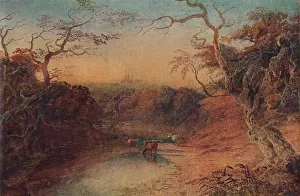 Distant View of Lichfield Cathedral, 1909. Artist: JMW Turner Distant View of Lichfield Cathedral, 1909. Artist: JMW Turner