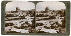 The Dome of the Rock, where the Temple Alter stood, Mount Moriah, Jerusalem, Palestine The Dome of the Rock, where the Temple Alter stood, Mount Moriah, Jerusalem, Palestine