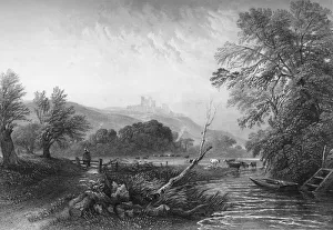 Cassell Petter Galpin Engravings Prints: Dover Castle, c1870