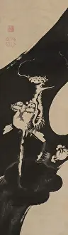 Prints of Dragon and Clouds, Second Half of the 18th cen.. Found in the Collection of Fukuda Art Museum, Kyoto Sea Dragon Prints: Dragon and Clouds Print, 18th century watercolor on paper