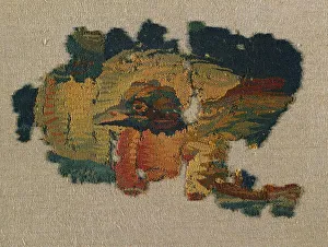 Ducks Head from a Large Curtain, 200s. Creator: Unknown Ducks Head from a Large Curtain, 200s. Creator: Unknown