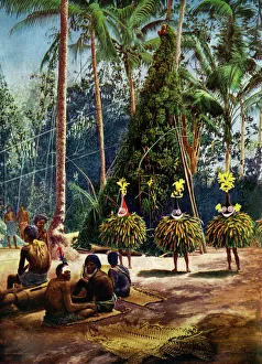 The Duk Duk society, Bismarck Archipelago, Papua New Guinea, 1920 The Duk Duk society, Bismarck Archipelago, Papua New Guinea, 1920