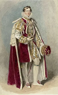 Duke of Devonshire Carrying the Orb, Print