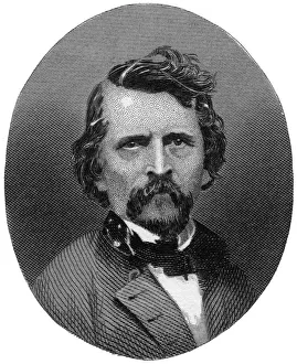 Earl van Dorn, Confederate major-general, 1862-1867.Artist: J Rogers Earl van Dorn, Confederate major-general, 1862-1867.Artist: J Rogers