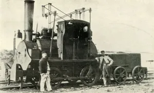 An Early Colliery Locomotive, c1930. Creator: Unknown An Early Colliery Locomotive, c1930. Creator: Unknown