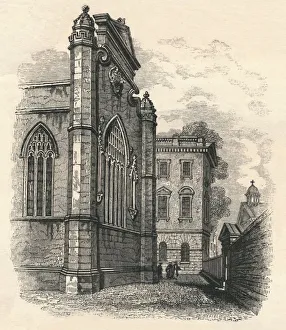The East End of the College Chapel, Peterhouse, Cambridge 19th century? Creator: Unknown The East End of the College Chapel, Peterhouse, Cambridge 19th century? Creator: Unknown