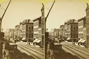 Down East Water St. from the Kirby House, 1880/89. Creator: Henry Hamilton Bennett Down East Water St. from the Kirby House, 1880/89. Creator: Henry Hamilton Bennett