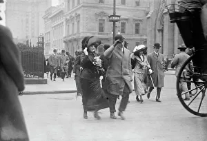 Easter on 5th Ave. N.Y.C. Print c1910-1915